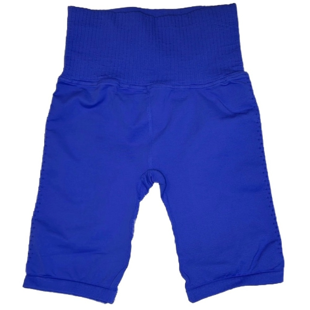 FP Movement Good Karma Blue Biker Shorts